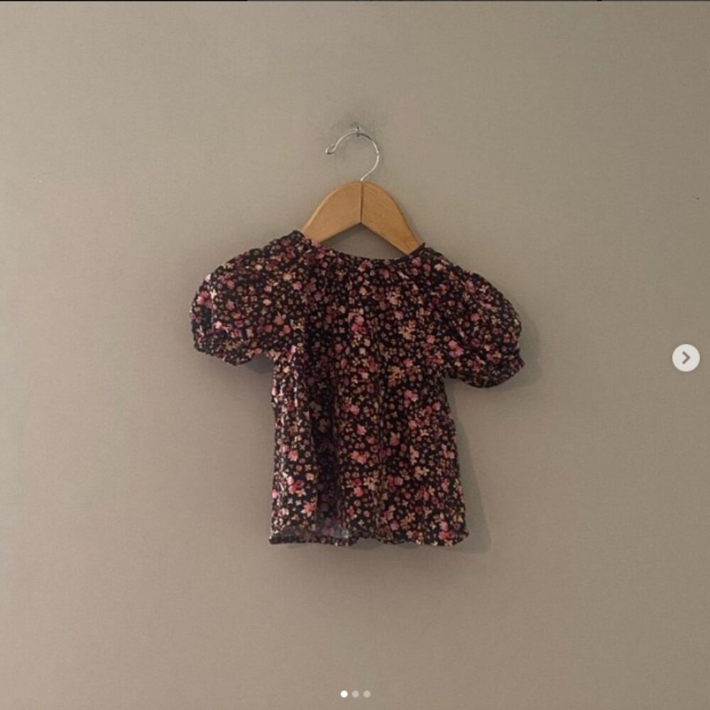 ADD ON FOR $12 Oldβ Navy Floral Blouse 12-18M H&M Jamie Kay